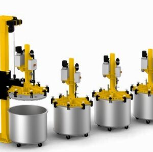 Presse vide-cuves détachable