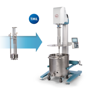 Broyeur vertical à panier et micro-billes TML adaptable sur Dispermat®