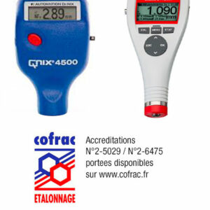 Etalonnage COFRAC Spectro  Brillancemètres  cabines à lumière Nouveau: Jauges d&rsquo;épaisseur- Toutes marques
