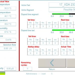 Enceintes de brouillard salin type coffre coffre KV-T 1000, KV-T 2000 et KV-T 3000