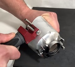 Peigne CC 5000 pour essai d&rsquo;adhérence par quadrillage sur pièces rondes ou courbes